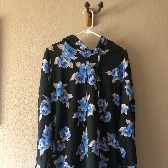 Floral Hoodie Dress - Picture 1 of 4